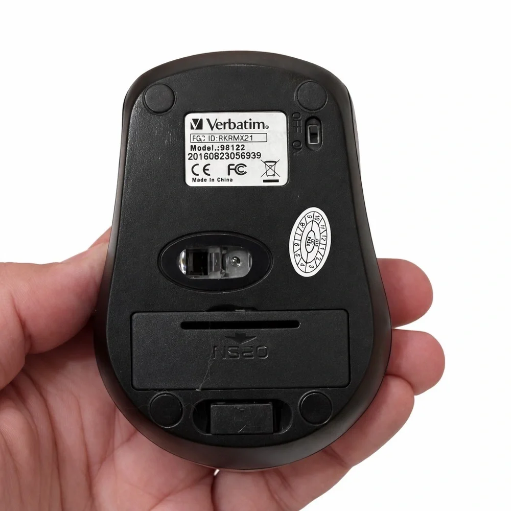 Verbatim Wireless Optical Mouse w/ USB Nano Receiver – Black